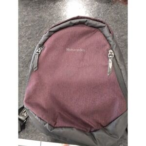 Sherpani Anti-Theft Backpack Plum Charcoal Travel Bag Adjustable Straps